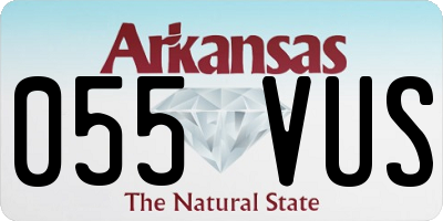 AR license plate 055VUS