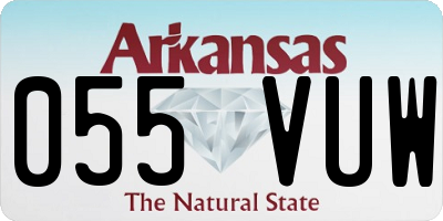 AR license plate 055VUW
