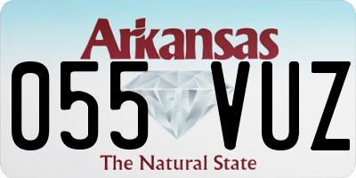 AR license plate 055VUZ