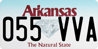 AR license plate 055VVA