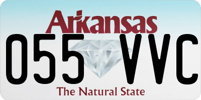 AR license plate 055VVC