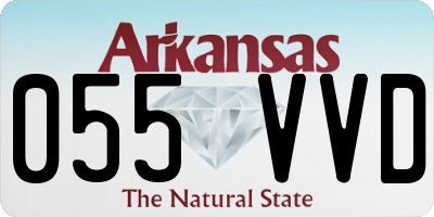 AR license plate 055VVD