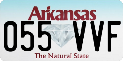 AR license plate 055VVF