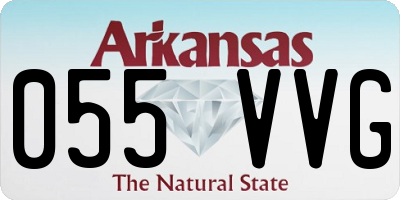AR license plate 055VVG