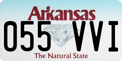 AR license plate 055VVI