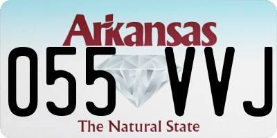 AR license plate 055VVJ