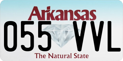 AR license plate 055VVL