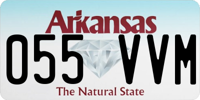 AR license plate 055VVM