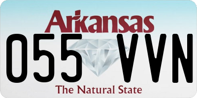 AR license plate 055VVN