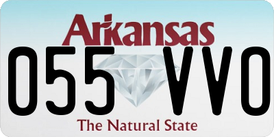AR license plate 055VVO