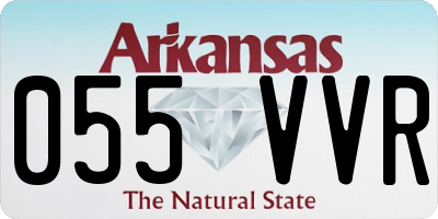 AR license plate 055VVR