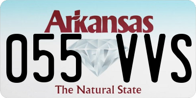 AR license plate 055VVS