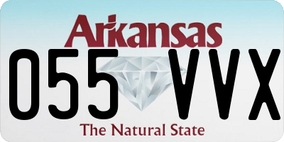 AR license plate 055VVX