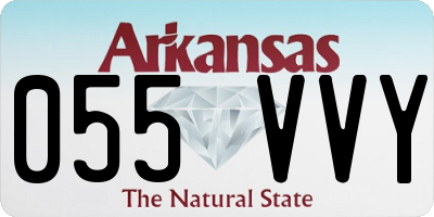AR license plate 055VVY