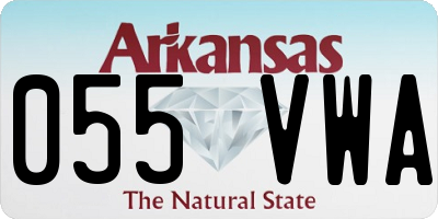 AR license plate 055VWA
