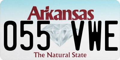 AR license plate 055VWE