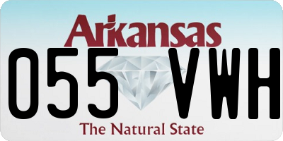 AR license plate 055VWH