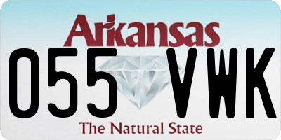 AR license plate 055VWK