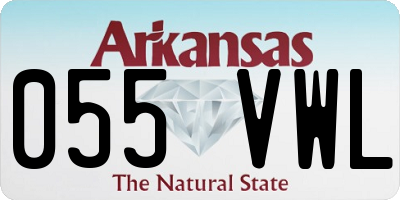 AR license plate 055VWL