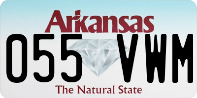 AR license plate 055VWM