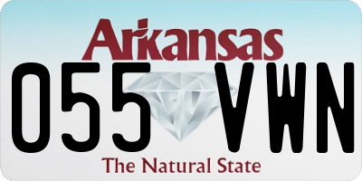 AR license plate 055VWN
