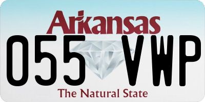AR license plate 055VWP