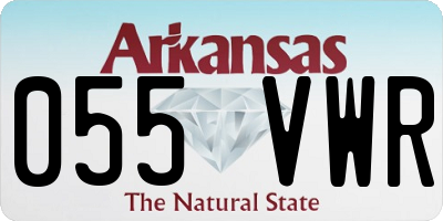 AR license plate 055VWR