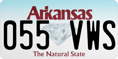 AR license plate 055VWS