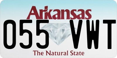AR license plate 055VWT