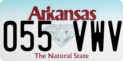 AR license plate 055VWV