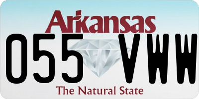 AR license plate 055VWW