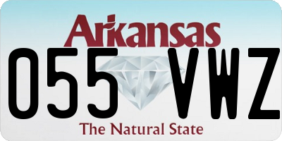 AR license plate 055VWZ
