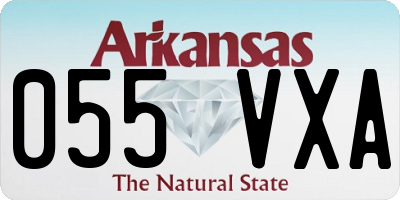 AR license plate 055VXA