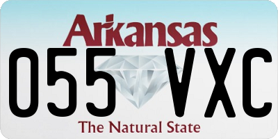 AR license plate 055VXC