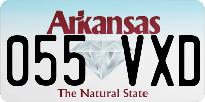 AR license plate 055VXD