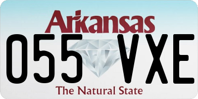 AR license plate 055VXE