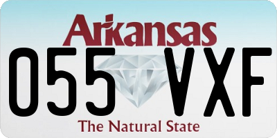 AR license plate 055VXF