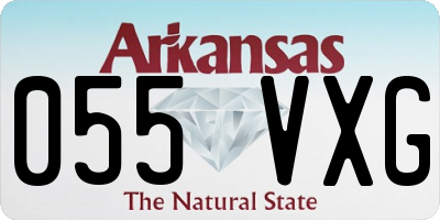 AR license plate 055VXG
