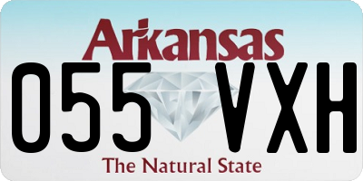 AR license plate 055VXH