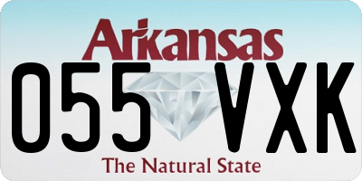 AR license plate 055VXK