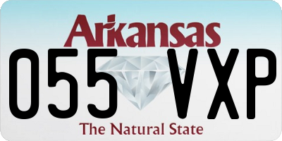 AR license plate 055VXP