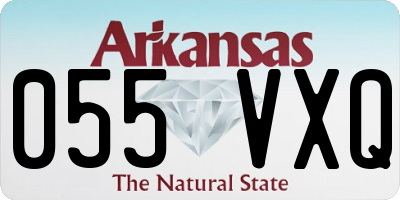 AR license plate 055VXQ