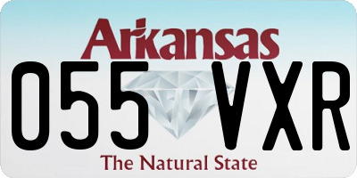 AR license plate 055VXR
