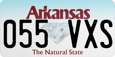 AR license plate 055VXS