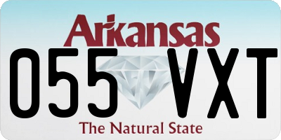 AR license plate 055VXT
