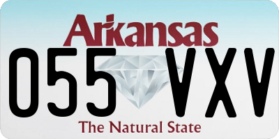 AR license plate 055VXV