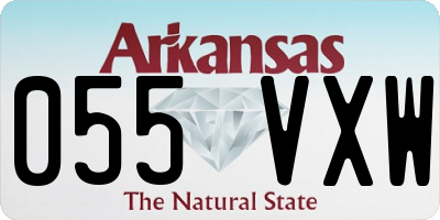 AR license plate 055VXW