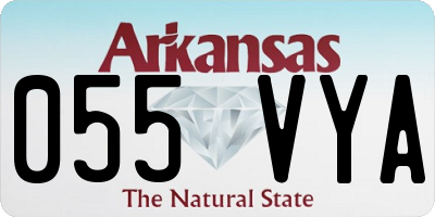 AR license plate 055VYA