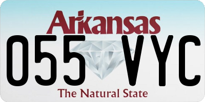 AR license plate 055VYC