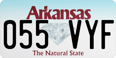 AR license plate 055VYF